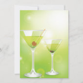 Martini Cocktails Uitnodigingen (Voorkant)