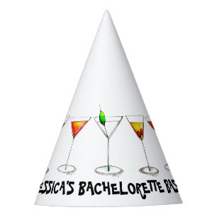 Martini Cosmo Cocktail Bachelorette Bash Feesthoedjes