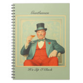 Martini Dandy - Heren Het is Sip O'Clock Notitieboek (Voorkant)