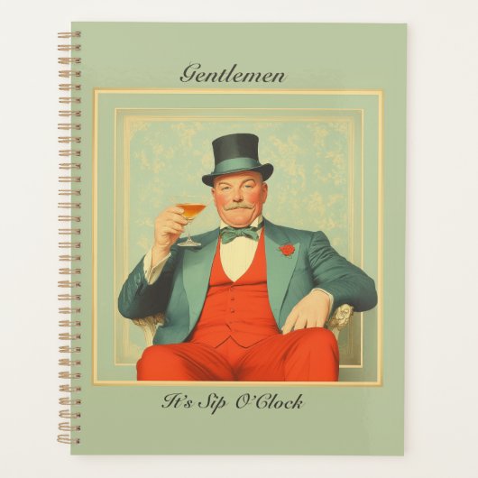  Martini Dandy - Heren Het is Sip O'Clock Planner (Voorkant)