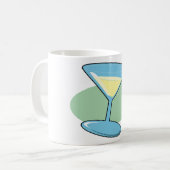 Martini Drink in een Mok van glaskoffie (Voorkant links)