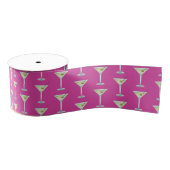 Martini Drinks On Pink Grosgrain Lint (Spoel)