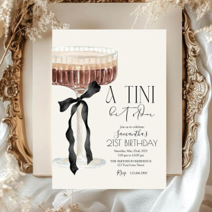 Martini Espresso Tini Een Beetje Ouder Verjaardags Kaart