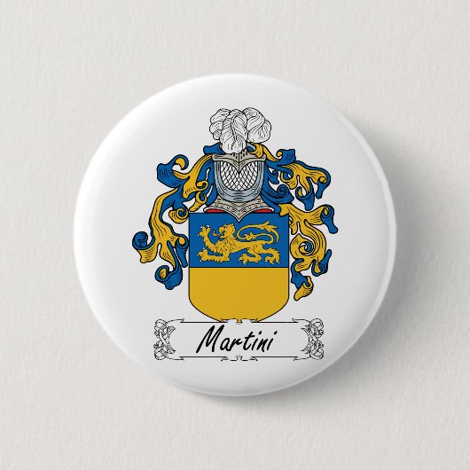 Martini Family Crest Ronde Button 5,7 Cm (Voorkant)