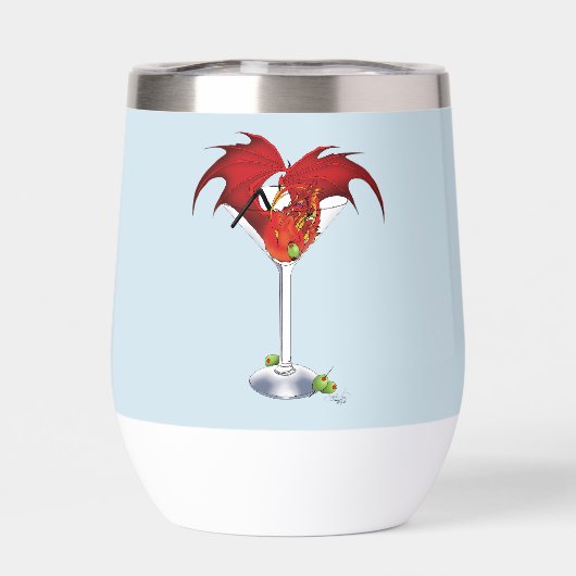 Martini Fantasy Rode Draak (Achterkant)