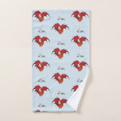 Martini Fantasy Rode Draak Bad Handdoek (Handdoek)