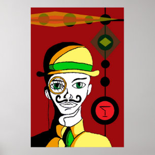Martini Gin niet Poster