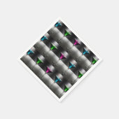 Martini glas cocktail party servetten (Hoek)