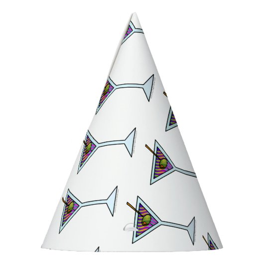 MARTINI GLASS FEESTHOEDJES (Links)