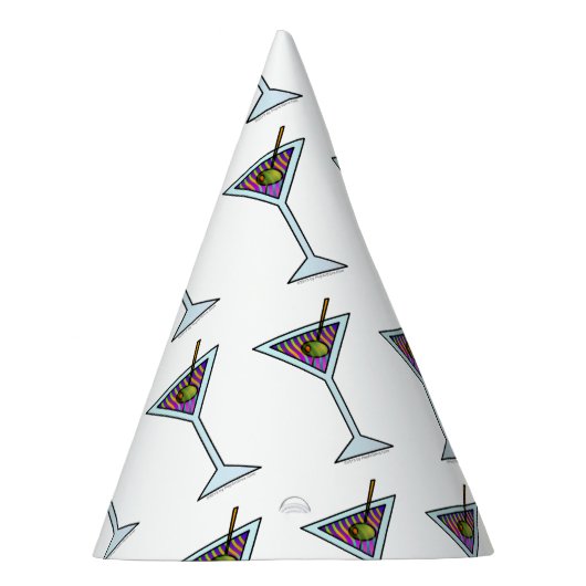 MARTINI GLASS FEESTHOEDJES (Rechts)