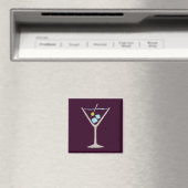 Martini Glass Magneet (Insitu (Vaatwasser))