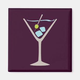 Martini Glass Magneet