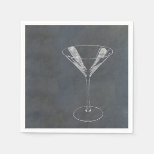 Martini Glass Servet
