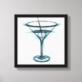 Martini Glass Sketch Canvas Afdruk (Voorkant)