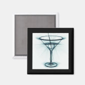 Martini Glass Sketch Magneet (Voorkant / Achterkant)