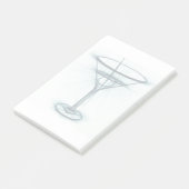 Martini Glass Sketch Post-it® Notes (Schuin)