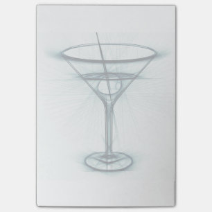 Martini Glass Sketch Post-it® Notes