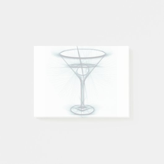 Martini Glass Sketch Post-it® Notes (Voorkant)