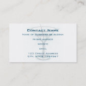 Martini Glass Sketch Visitekaartje (Achterkant)