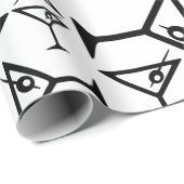 Martini Glasses CUSTOM ACHTERGROUND COLOR Cadeaupapier (Rol Hoek)