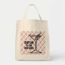 Martini is de New Black (met backgroung) Tote Bag