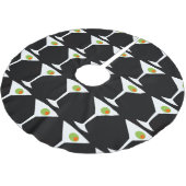 Martini kerstboomrok (zwart) kerstboom rok (Gekanteld)