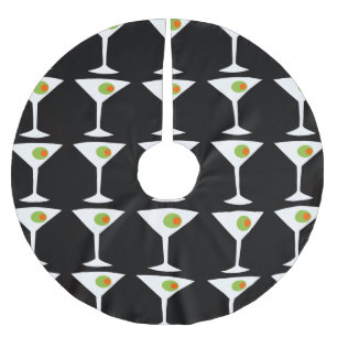 Martini kerstboomrok (zwart) kerstboom rok