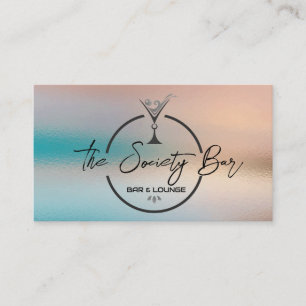 Martini Logo Bar Lounge Visitekaartje