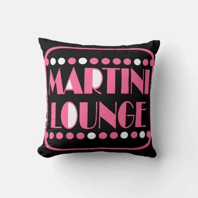 Martini Lounge Kussen (Voorkant)