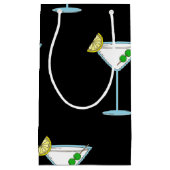 Martini Lovers Cocktail Glass Bartender Alcohol Klein Cadeauzakje (Voorkant)
