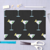 Martini Lovers Cocktail Glass Bartender Alcohol Tissuepapier (Craft)