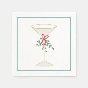 Martini & Mistletoe Cocktail servet