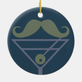 Martini Mustache aangepast ornament (Achterkant)