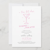 Martini nog lang en gelukkig na Vrijgezellenfeest Kaart (Voorkant)