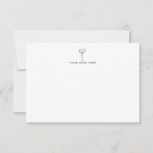 Martini Notecard Bedankkaart