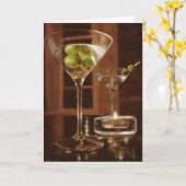 Martini nr 5 kaart (Gele Bloem)