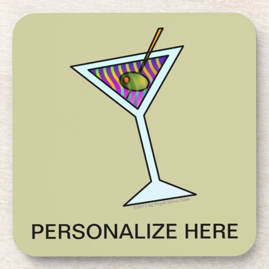 MARTINI ONDERZETTER SETS (Voorkant)