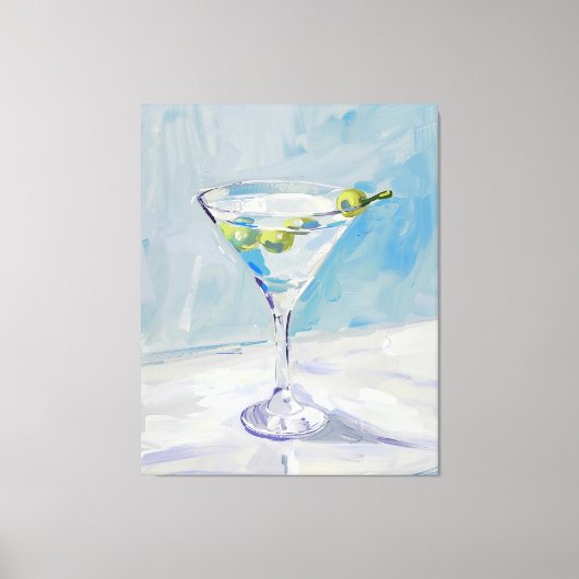 Martini Painting Canvas Afdruk (Voorkant)
