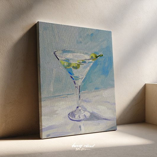 Martini Painting Canvas Afdruk