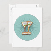 Martini Party Briefkaart (Voorkant / Achterkant)