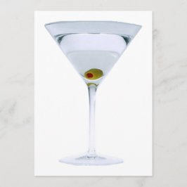 Martini Party Invitation Kaart