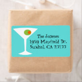 Martini Retourner l'adresse Étiquettes (En situation)