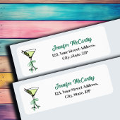 Martini Return Address Label