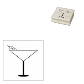 Martini Rubber Stamp Rubberstempel (Gestempeld)