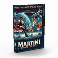 Martini Ruimtereis Poster Schurk Ruimtehaven