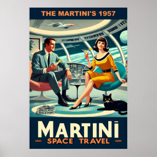 Martini Ruimtereisposters De Martini's 1957 Poster