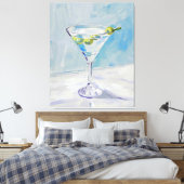 Martini Schilderdoek Canvas Afdruk (Insitu (Slaapkamer))