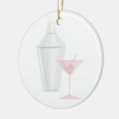 Martini Shaker Keramisch Ornament (Links)