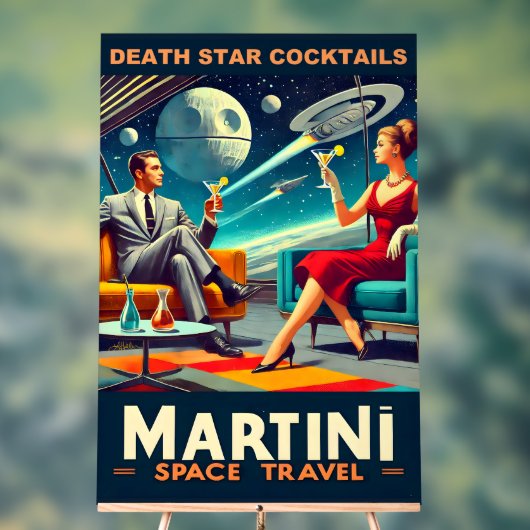 Martini Space Affiches de voyage Death Star Cockta (Neutre)