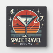 Martini Space Travel 1957 Space Age Logo Fotoplaat (Voorkant)
